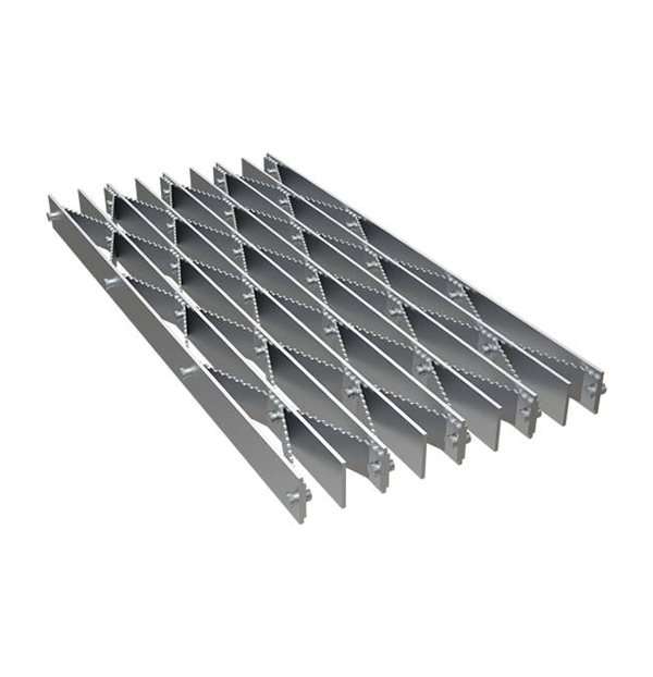 Riveted Serrated Steel Grating