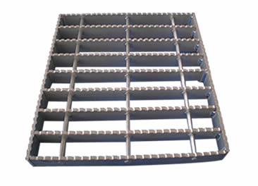Press-locked Serrated Steel Grating